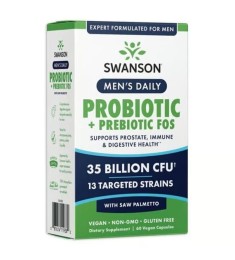 Swanson  Men's Daily Probiotic + Prebiotic 60(kap)