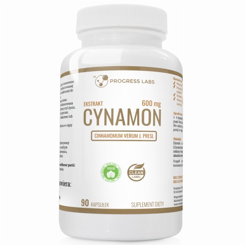 Progress Labs Cynamon cejloński 600mg (90kaps.)