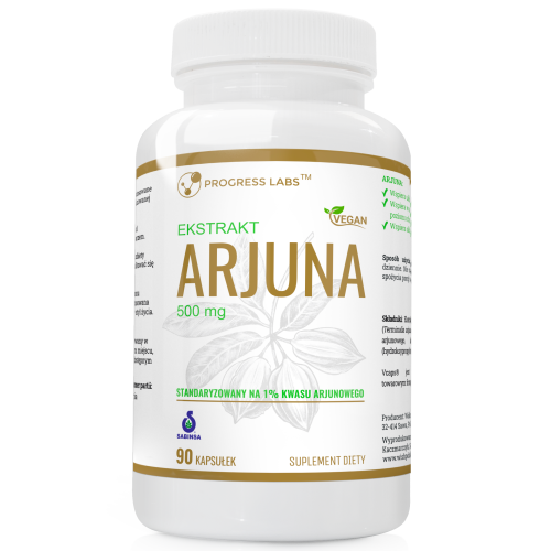 Progress Labs Arjuna Ekstrakt 500mg (60kaps.)