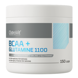 OstroVit BCAA + Glutamina 1100 mg (150 kap)