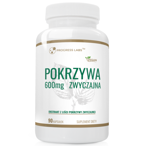 Progress Labs Pokrzywa Zwyczajna Ekstrakt 600 mg (90 kaps.)