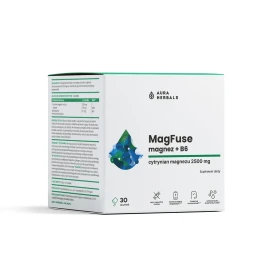 Aura Herbals MagFuse: magnez + B6 saszetki (30 szt)