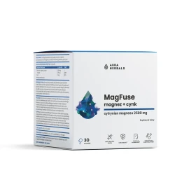Aura Herbals MagFuse: magnez + cynk saszetki (30 szt)