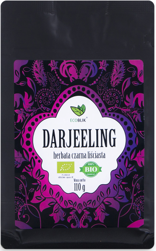 Aliness Herbata ekologiczna czarna liściasta DARJEELING (110g)