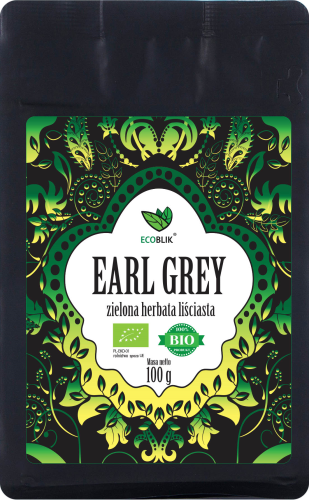 Aliness Herbata zielona EARL GREY (100g )