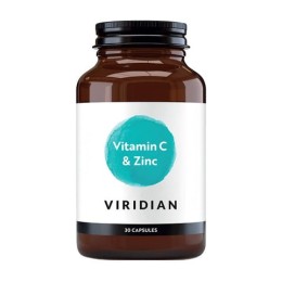 Viridian Witamina C 500mg z Cynkiem (30 kap)