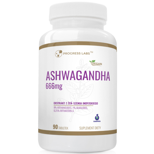 Progress Labs  Ashwaganda 666mg  (90 tab)