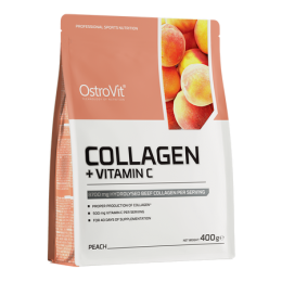 OstroVit Kolagen + Witamina C 400 g brzoskwinia