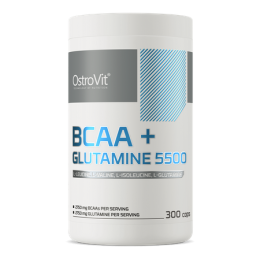 OstroVit BCAA + Glutamina 5500 mg (300 kap)