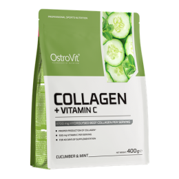 Ostrovit Kolagen + Witamina C ogórkowo-miętowy (400g)