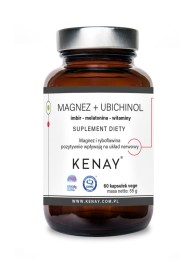 Kenay Magnez + Ubichinol + Imbir + Melatonina+ Witaminy (60 kap)