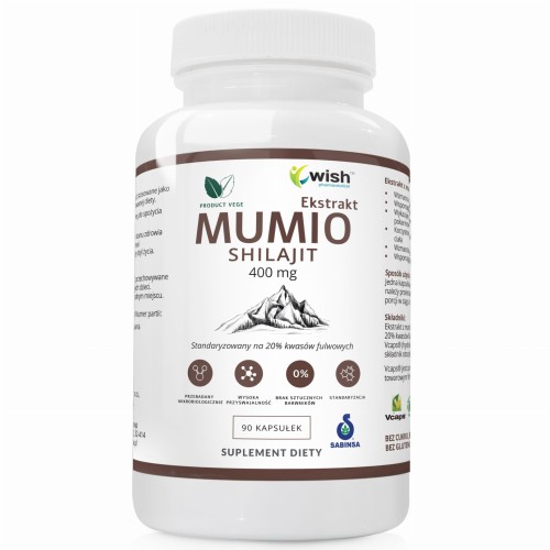 Naturalny ekstrakt Mumio Shilajit z Himalajów
