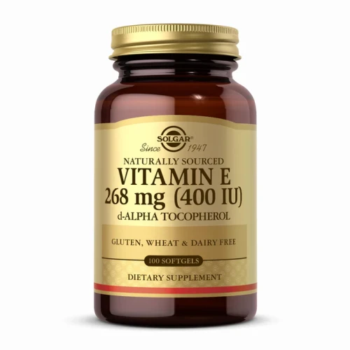 Solgar Witamina E 268mg 400 IU (d-alpha tocopherol) 100 kap