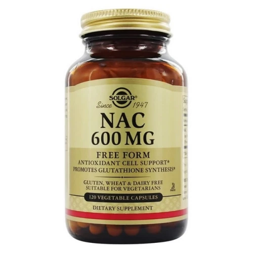 Solgar  NAC (N-acetylo-L-cysteina) 600 mg (120kaps.)