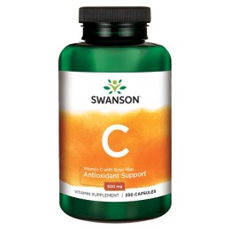 Swanson Witamina C z dziką różą 500mg - (250 kap)