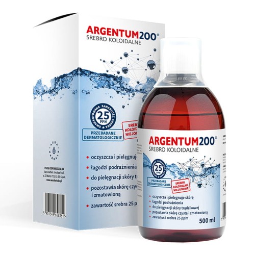 Aura Herbals Srebro Koloidalne 25 ppm 200 tonik (500 ml)