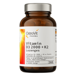 Ostrovit Witamina D3 2000IU + K2 do ssania (360 tab)