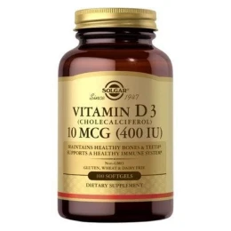 Solgar  Witamin D3 (Cholecalciferol) 400 IU (100 kaps.)