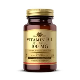 Solgar  Witamina B1  (Tiamina)100mg  (100kap)