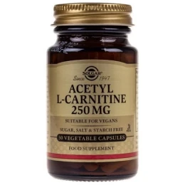 Solgar Acetyl L-Karnityny 250 mg  (30 kap)