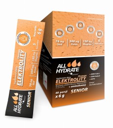 Aliness ALLHydrate Elektrolity STICK Senior Orange  (40 saszetek)