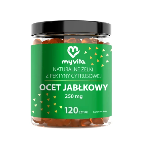 MyVita Ocet Jabłkowy 250 mg (120 żelek)