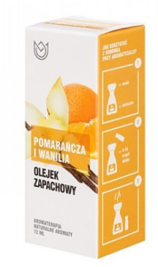 Naturalne aromaty Olejek Zapachowy Pomarańcza i Wanilia (10ml)
