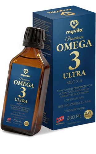 Myvita  Omega 3 Ultra w płynie (200 ml )