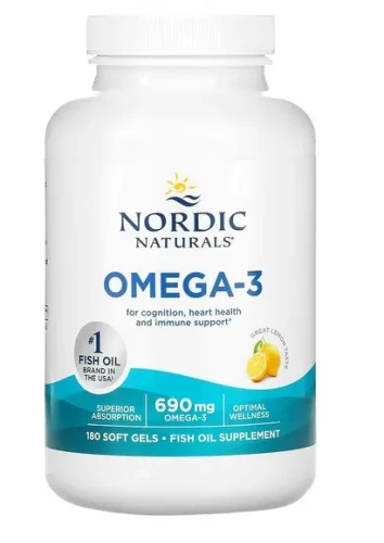 Nordic Naturals  Omega 3  690mg (180 kaps.)