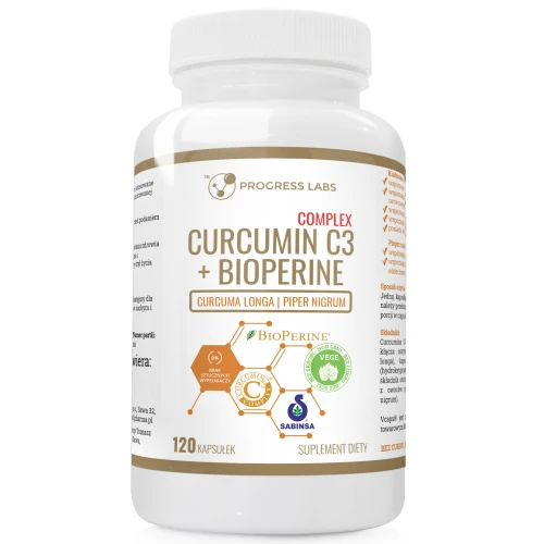 Progress Labs Curcumin Bioperyna (120 kaps.)
