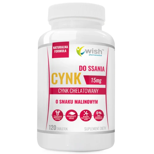 Wish Pharmaceutical  Cynk  do ssania  (120 tab )