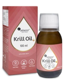 Aliness Olej z Krill Oil Omega 3 z Astaksantyną w płynie (100 ml)