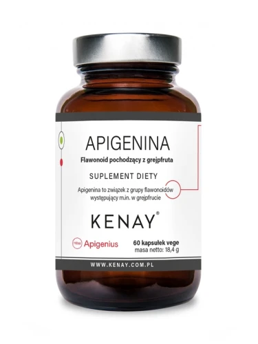 Kenay Apigenina Wyciąg z grejfruta 50 mg (60 kap)
