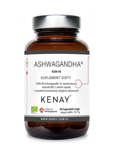 Kenay Ashwagandha KSM-66 (60 kap)
