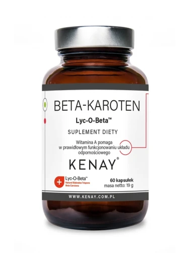 Kenay Beta karoten Prowitamina A Lyc-O-Beta™ (60 kap)