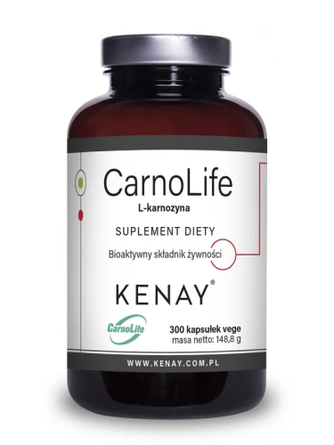 Kenay CarnoLife L-karnozyna ( 300 kap)