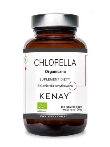 Kenay Organiczna Chlorella (180 tab)