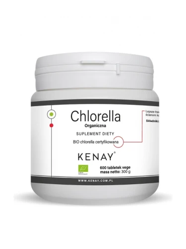 Kenay Organiczna Chlorella (600 tab)