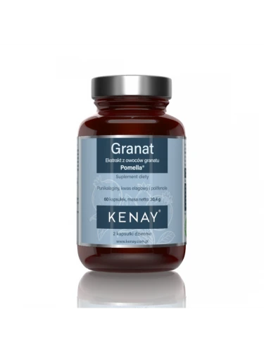 Kenay GRANAT ekstrakty z owoców granatu POMELLA® (60 kap)