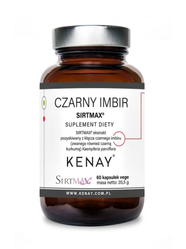 Kenay Czarny Imbir SIRTMAX® (60 kap)
