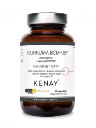 Kenay Kurkuma BCM-95® (CURCUGREEN®) z piperyną (BIOPERINE®) (60 kap)