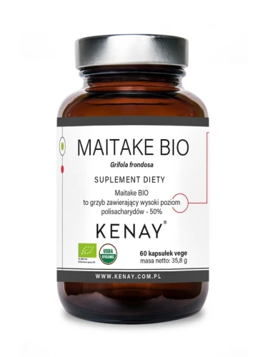Kenay Maitake BIO Grifola frondosa (60 kaps.)