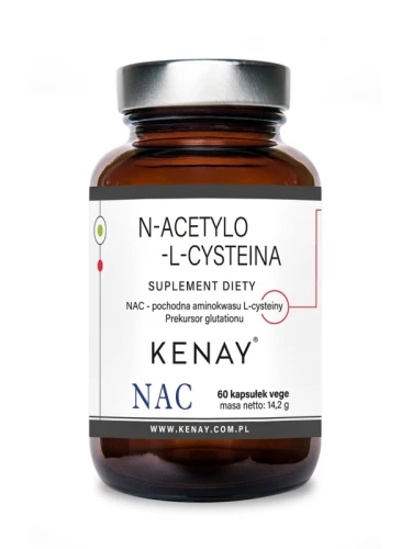 Kenay NAC N-acetylo-L-cysteina 150 mg (60 kap)