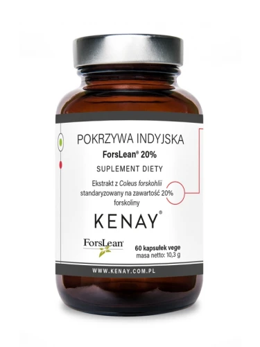 Kenay Pokrzywa indyjska ForsLean® 20% (60 kap)