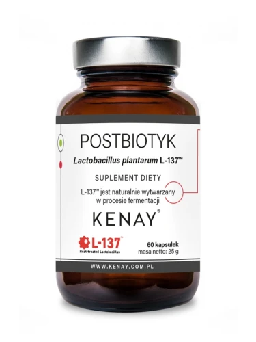 Kenay Postbiotyk Lactobacillus plantarum L-137™ (60 kap)