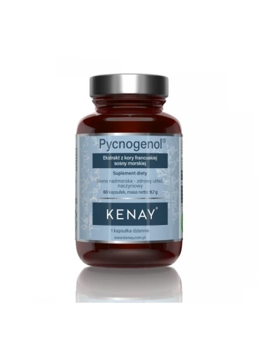 Kenay Pycnogenol® Ekstrakt z kory francuskiej sosny morskiej (60 kap)