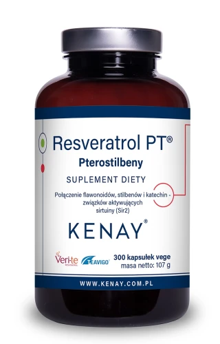 Kenay Resveratrol PT®PTEROSTILBENY (300 kap)