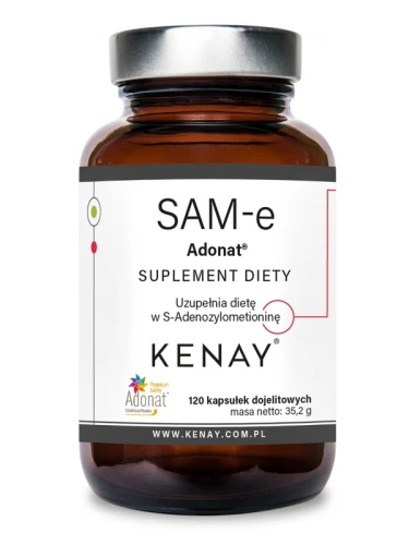 Kenay SAM-e S-Adenosyl-L-Methionine ADOMIX (120 kap)
