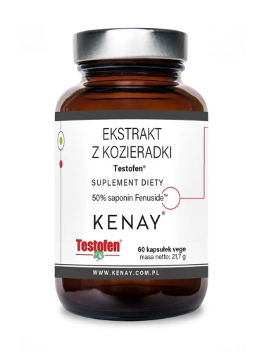 Kenay Ekstrakt z kozieradki Testofen® (60 kap)