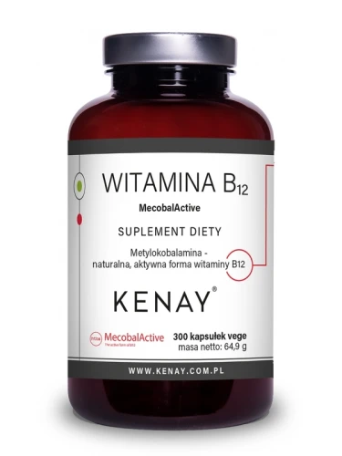 Kenay Witamina B12 (metylokobalamina) MecobalActive® (300 kap)